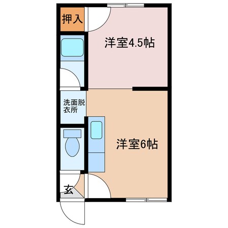 メゾンドシューの物件間取画像